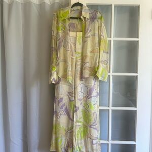 Zara matching shirt and pants set